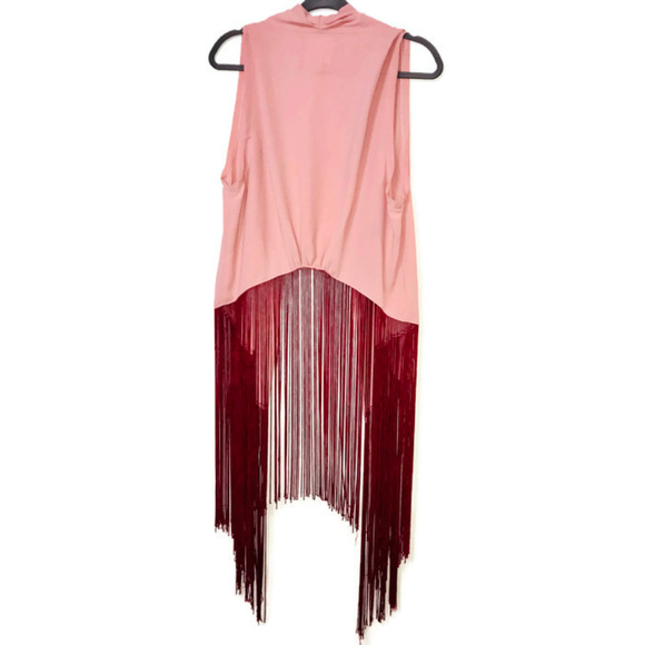LINE & DOT Fringe Festival Cardigan Vest | AA - Picture 2 of 8